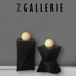 Z Gallerie Garunda Distressed Candle Holders